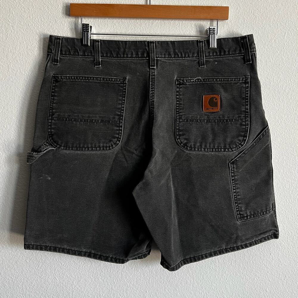 Carhartt B25 BLK black work wear carpenter shorts